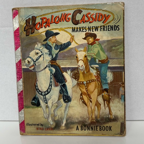 Hopalong Cassidy Makes New Friends – A Bonnie Book (1951) - Picture 1 of 8
